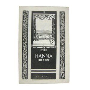 Zone of Quiet Souvenir Program Hannah Theatre Dembo Cleveland Ohio